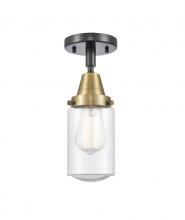 Innovations Lighting 447-1C-BAB-G314 - Dover - 1 Light - 5 inch - Black Antique Brass - Flush Mount