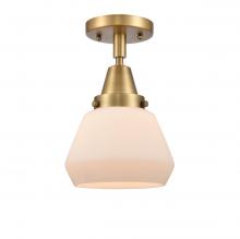 Innovations Lighting 447-1C-BB-G171 - Fulton - 1 Light - 7 inch - Brushed Brass - Flush Mount