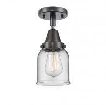 Innovations Lighting 447-1C-BK-G52 - Bell - 1 Light - 5 inch - Matte Black - Semi-Flush Mount
