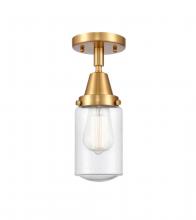 Innovations Lighting 447-1C-SG-G314 - Dover - 1 Light - 5 inch - Satin Gold - Flush Mount