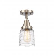 Innovations Lighting 447-1C-SN-G513 - Bell - 1 Light - 5 inch - Brushed Satin Nickel - Semi-Flush Mount