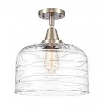 Innovations Lighting 447-1C-SN-G713-L - Bell - 1 Light - 12 inch - Brushed Satin Nickel - Semi-Flush Mount