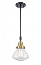 Innovations Lighting 447-1S-BAB-G324 - Olean - 1 Light - 7 inch - Black Antique Brass - Mini Pendant
