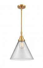 Innovations Lighting 447-1S-SG-G42-L - Cone - 1 Light - 12 inch - Satin Gold - Mini Pendant
