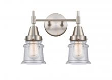 Innovations Lighting 447-2W-SN-G184S - Canton - 2 Light - 14 inch - Satin Nickel - Bath Vanity Light