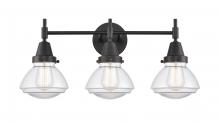 Innovations Lighting 447-3W-BK-G322 - Olean - 3 Light - 25 inch - Matte Black - Bath Vanity Light