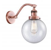 Innovations Lighting 515-1W-AC-G204-8 - Beacon - 1 Light - 8 inch - Antique Copper - Adjustable Sconce