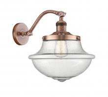 Innovations Lighting 515-1W-AC-G544 - Oxford - 1 Light - 8 inch - Antique Copper - Sconce