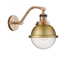 Innovations Lighting 515-1W-BB-HFS-64-BB - Hampden - 1 Light - 7 inch - Brushed Brass - Adjustable Sconce