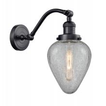 Innovations Lighting 515-1W-BK-G165 - Geneseo - 1 Light - 7 inch - Matte Black - Adjustable Sconce