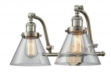 Innovations Lighting 515-2W-SN-G42-LED - Cone - 2 Light - 18 inch - Brushed Satin Nickel - Adjustable Bath Vanity Light