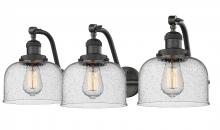 Innovations Lighting 515-3W-OB-G74 - Bell - 3 Light - 28 inch - Oil Rubbed Bronze - Adjustable Bath Vanity Light
