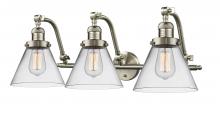 Innovations Lighting 515-3W-SN-G42-LED - Cone - 3 Light - 28 inch - Brushed Satin Nickel - Adjustable Bath Vanity Light