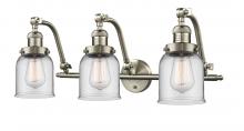 Innovations Lighting 515-3W-SN-G52 - Bell - 3 Light - 28 inch - Brushed Satin Nickel - Adjustable Bath Vanity Light