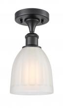 Innovations Lighting 516-1C-BK-G441 - Brookfield - 1 Light - 6 inch - Matte Black - Semi-Flush Mount