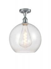 Innovations Lighting 516-1C-PC-G124-12 - Athens - 1 Light - 12 inch - Polished Chrome - Semi-Flush Mount