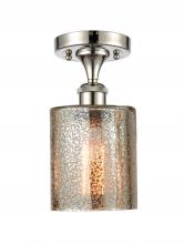 Innovations Lighting 516-1C-PN-G116 - Cobbleskill - 1 Light - 5 inch - Polished Nickel - Semi-Flush Mount