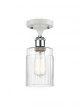 Innovations Lighting 516-1C-WPC-G342 - Hadley - 1 Light - 5 inch - White Polished Chrome - Semi-Flush Mount