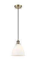 Innovations Lighting 516-1P-AB-GBD-751 - Bristol - 1 Light - 8 inch - Antique Brass - Cord hung - Mini Pendant