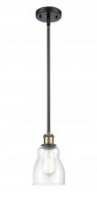 Innovations Lighting 516-1S-BAB-G394 - Ellery - 1 Light - 5 inch - Black Antique Brass - Mini Pendant