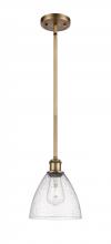 Innovations Lighting 516-1S-BB-GBD-754 - Bristol - 1 Light - 8 inch - Brushed Brass - Mini Pendant
