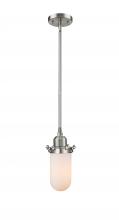 Innovations Lighting 516-1S-SN-CE231-W - Kingsbury - 1 Light - 4 inch - Brushed Satin Nickel - Mini Pendant