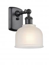 Innovations Lighting 516-1W-BK-G411 - Dayton - 1 Light - 6 inch - Matte Black - Sconce