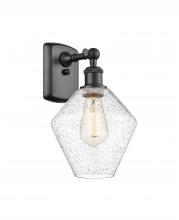 Innovations Lighting 516-1W-BK-G654-8 - Cindyrella - 1 Light - 8 inch - Matte Black - Sconce