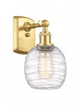 Innovations Lighting 516-1W-SG-G1013 - Belfast - 1 Light - 6 inch - Satin Gold - Sconce