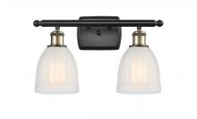 Innovations Lighting 516-2W-BAB-G441 - Brookfield - 2 Light - 16 inch - Black Antique Brass - Bath Vanity Light