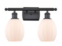 Innovations Lighting 516-2W-BK-G81 - Eaton - 2 Light - 16 inch - Matte Black - Bath Vanity Light