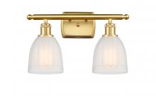 Innovations Lighting 516-2W-SG-G441 - Brookfield - 2 Light - 16 inch - Satin Gold - Bath Vanity Light