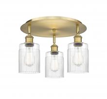 Innovations Lighting 516-3C-BB-G342 - Hadley - 3 Light - 16 inch - Brushed Brass - Flush Mount