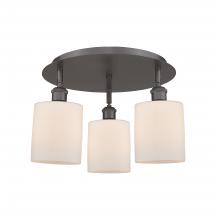 Innovations Lighting 516-3C-OB-G111 - Cobbleskill - 3 Light - 17 inch - Oil Rubbed Bronze - Flush Mount