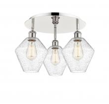 Innovations Lighting 516-3C-PN-G654-8 - Cindyrella - 3 Light - 20 inch - Polished Nickel - Semi-Flush Mount