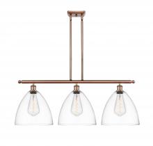 Innovations Lighting 516-3I-AC-GBD-122 - Bristol - 3 Light - 39 inch - Antique Copper - Stem hung - Island Light