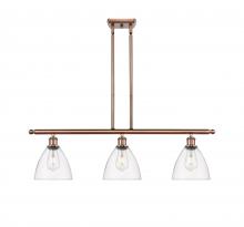 Innovations Lighting 516-3I-AC-GBD-752 - Bristol - 3 Light - 36 inch - Antique Copper - Stem hung - Island Light