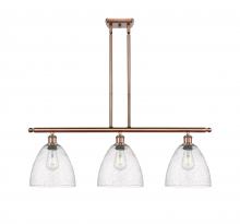 Innovations Lighting 516-3I-AC-GBD-94 - Bristol - 3 Light - 36 inch - Antique Copper - Stem hung - Island Light