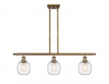 Innovations Lighting 516-3I-BB-G1013 - Belfast - 3 Light - 36 inch - Brushed Brass - Cord hung - Island Light