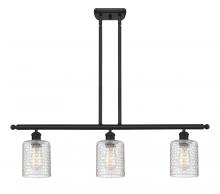 Innovations Lighting 516-3I-BK-G112C-5CL - Cobbleskill - 3 Light - 36 inch - Matte Black - Cord hung - Island Light