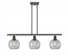 Innovations Lighting 516-3I-OB-G122-10 - Athens - 3 Light - 37 inch - Oil Rubbed Bronze - Stem Hung - Island Light