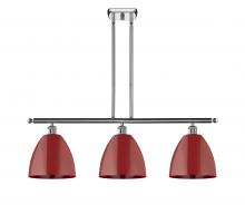 Innovations Lighting 516-3I-PC-MBD-9-RD - Plymouth - 3 Light - 36 inch - Polished Chrome - Cord hung - Island Light