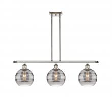 Innovations Lighting 516-3I-PN-G556-8SM - Rochester - 3 Light - 36 inch - Polished Nickel - Cord hung - Island Light