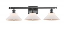 Innovations Lighting 516-3W-BK-G131 - Orwell - 3 Light - 28 inch - Matte Black - Bath Vanity Light