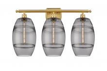 Innovations Lighting 516-3W-SG-G557-8SM - Vaz - 3 Light - 28 inch - Satin Gold - Bath Vanity Light