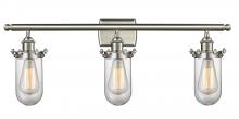 Innovations Lighting 516-3W-SN-CE231-CL - Kingsbury - 3 Light - 24 inch - Brushed Satin Nickel - Bath Vanity Light