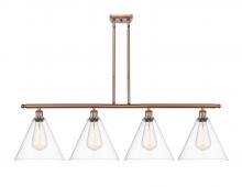 Innovations Lighting 516-4I-AC-GBC-122 - Berkshire - 4 Light - 50 inch - Antique Copper - Stem hung - Island Light