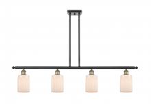 Innovations Lighting 516-4I-BAB-G341 - Hadley - 4 Light - 48 inch - Black Antique Brass - Cord hung - Island Light