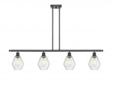 Innovations Lighting 516-4I-BK-G654-6 - Cindyrella - 4 Light - 48 inch - Matte Black - Cord hung - Island Light