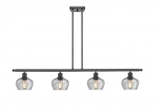 Innovations Lighting 516-4I-BK-G92 - Fenton - 4 Light - 48 inch - Matte Black - Cord hung - Island Light